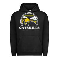 Pigment Black catskills new york vintage Urban Hoodie - linhVisuals