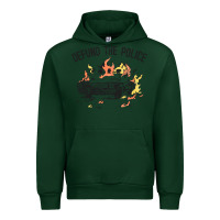 Forest Green defund the police Urban Hoodie - linhVisuals