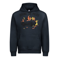 Navy defund the police Urban Hoodie - linhVisuals