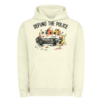 Pigment Pistachio defund the police Urban Hoodie - linhVisuals