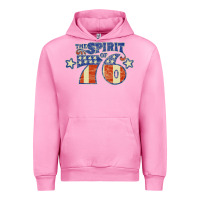 Fuchsia Pink spirit of 76    bicentennial Urban Hoodie - linhVisuals