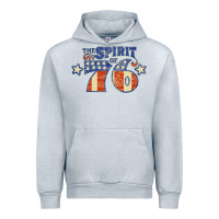Heather Grey spirit of 76    bicentennial Urban Hoodie - linhVisuals