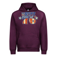 Mauve Wine spirit of 76    bicentennial Urban Hoodie - linhVisuals