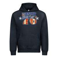 Navy spirit of 76    bicentennial Urban Hoodie - linhVisuals