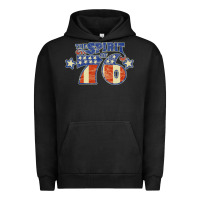 Pigment Black spirit of 76    bicentennial Urban Hoodie - linhVisuals