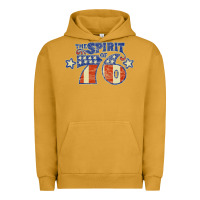 Pigment Peanut Butter spirit of 76    bicentennial Urban Hoodie - linhVisuals