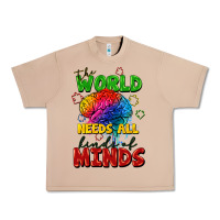 Burro The world needs all kinds of minds Urban Heavy Tee - FaDigitalArtStudio