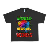 Pigment Black The world needs all kinds of minds Urban Heavy Tee - FaDigitalArtStudio