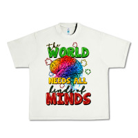 Pistachio The world needs all kinds of minds Urban Heavy Tee - FaDigitalArtStudio
