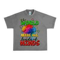 Tornado The world needs all kinds of minds Urban Heavy Tee - FaDigitalArtStudio