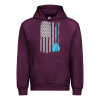 Mauve Wine throwing darts   vintage usa american flag for dart players t shirt Urban Hoodie - linhVisuals