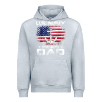 Heather Grey u.s navy proud dad with american flag gift veteran day t shirt Urban Hoodie - linhVisuals