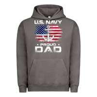Pigment Tornado u.s navy proud dad with american flag gift veteran day t shirt Urban Hoodie - linhVisuals
