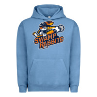 Pigment Pebble Blue greenville swamp rabbits Urban Hoodie - linhVisuals