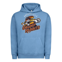 Pigment Pebble Blue greenville swamp rabbits Urban Hoodie - linhVisuals