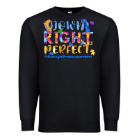 Black down right perfect Premium Sweatshirt - JahusDesignShop