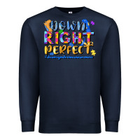 Navy down right perfect Premium Sweatshirt - JahusDesignShop