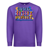 Purple down right perfect Premium Sweatshirt - JahusDesignShop