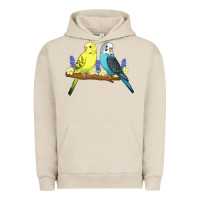 Pigment French Oak cute budgies Urban Hoodie - linhVisuals