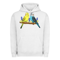 Pigment Lunar Rock cute budgies Urban Hoodie - linhVisuals