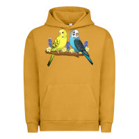 Pigment Peanut Butter cute budgies Urban Hoodie - linhVisuals