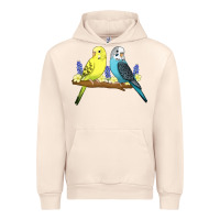 Sandshell cute budgies Urban Hoodie - linhVisuals