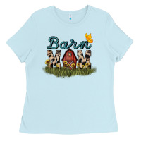 Baby Blue Barn mom sunflower mother's day Ladies Tee - HowdyJamesFarm