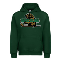 Forest Green utah grizzlies Urban Hoodie - linhVisuals