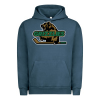 Pigment Midnight Navy utah grizzlies Urban Hoodie - linhVisuals