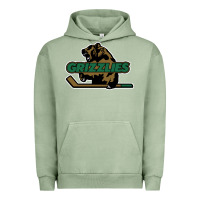 Pigment Oil Green utah grizzlies Urban Hoodie - linhVisuals