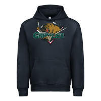 Navy utah grizzlies Urban Hoodie - linhVisuals