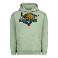 Pigment Oil Green utah grizzlies Urban Hoodie - linhVisuals