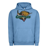 Pigment Pebble Blue utah grizzlies Urban Hoodie - linhVisuals