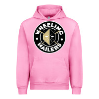 Fuchsia Pink wheeling nailers Urban Hoodie - linhVisuals