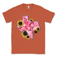 Copper texas map breast cancer Classic Tee - CowGirlArtShop