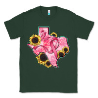Sports Green texas map breast cancer Classic Tee - CowGirlArtShop