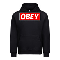 Black obey Urban Hoodie - linhVisuals