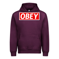 Mauve Wine obey Urban Hoodie - linhVisuals
