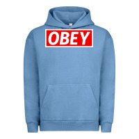 Pigment Pebble Blue obey Urban Hoodie - linhVisuals