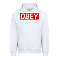 White obey Urban Hoodie - linhVisuals