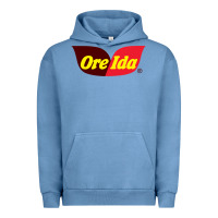 Pigment Pebble Blue Ore-Ida Urban Hoodie - linhVisuals