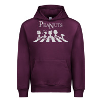 Mauve Wine peanuts Urban Hoodie - linhVisuals