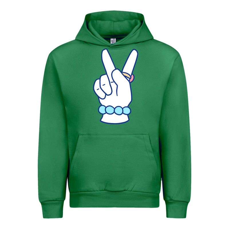 Girl Peace Sign Urban Hoodie by linhVisuals | Teevron