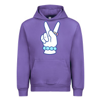 Tulip girl peace sign Urban Hoodie - linhVisuals