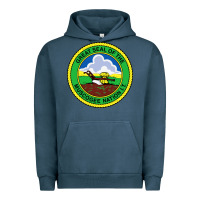 Pigment Midnight Navy great seal of the muscogee nation Urban Hoodie - linhVisuals