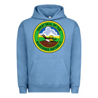 Pigment Pebble Blue great seal of the muscogee nation Urban Hoodie - linhVisuals