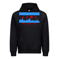Black sweet home chicago Urban Hoodie - linhVisuals