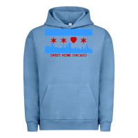 Pigment Pebble Blue sweet home chicago Urban Hoodie - linhVisuals