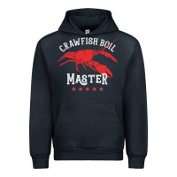 Navy 5 stars crawfish boil master big red lobster Urban Hoodie - linhVisuals