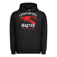 Pigment Black 5 stars crawfish boil master big red lobster Urban Hoodie - linhVisuals